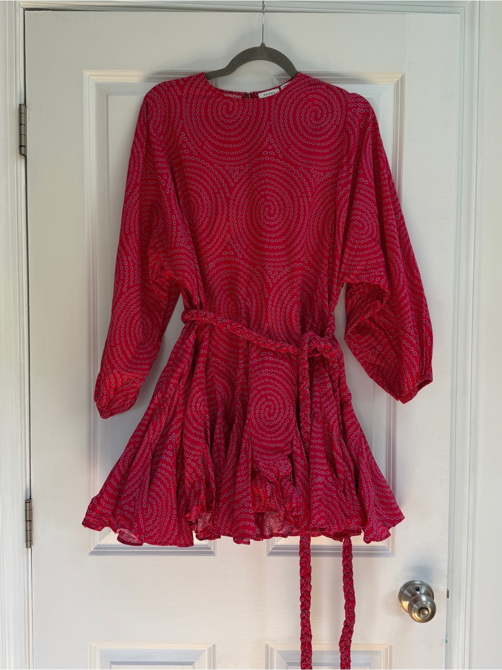 Rhode Printed Ella Cotton Dress Size small
